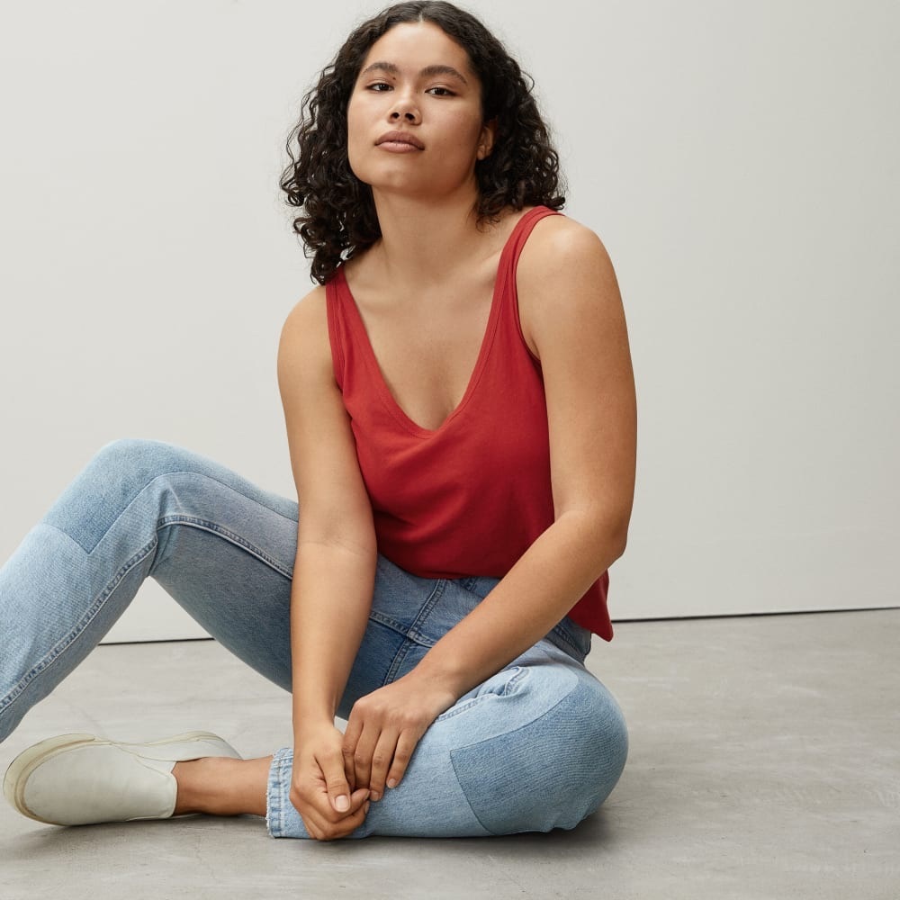 Everlane Airy Light Cami in Dusty Pink